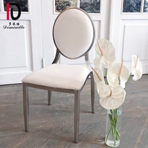 Laval gold stainless steel wedding chair