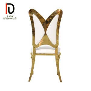 Butterfly stainless steel dining chair